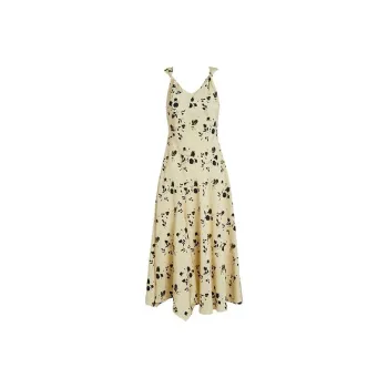 HDFULERN Slip Dresses Women's Beige Apricot