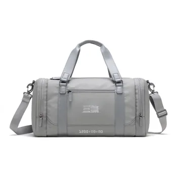 HLA Three Body Collaboration Polyester With PU Travel Bag 30L Unisex Black/Gray