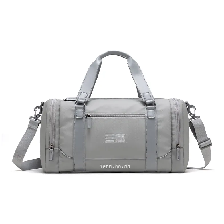 HLA Three Body Collaboration Polyester With PU Travel Bag 30L Unisex Black/Gray-0