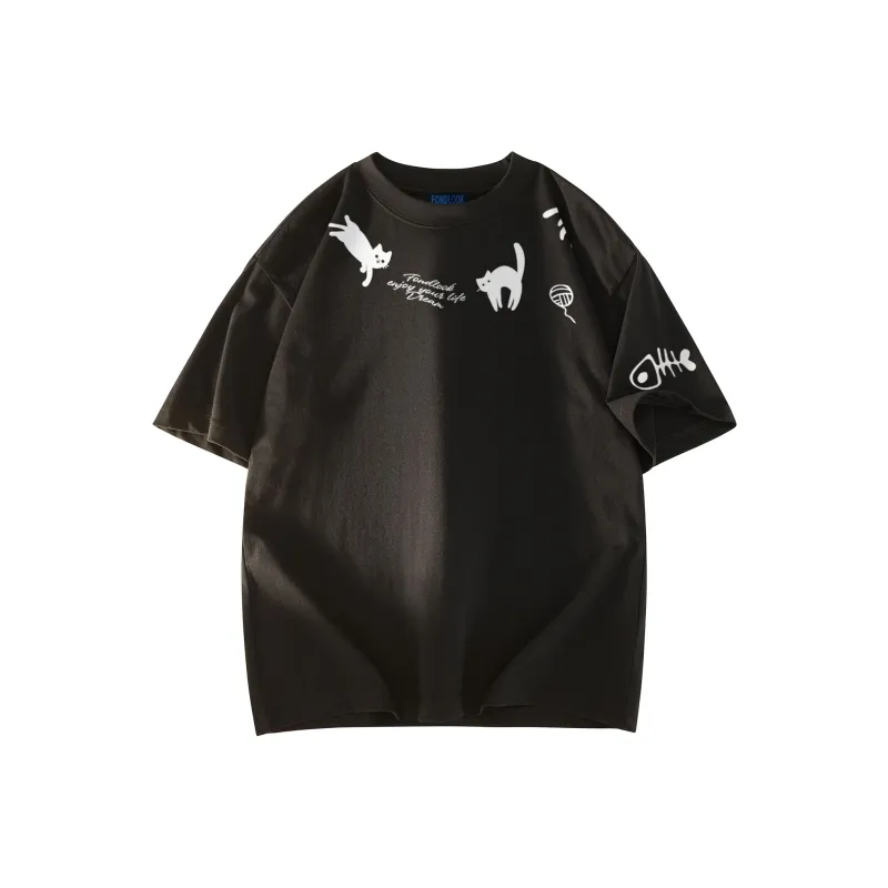 FONDLOOK T Shirts Unisex-8
