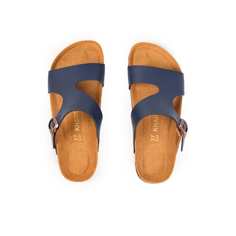 Khadgar Cork Sole Slip Resistant Abrasion Resistant Slide Slippers Women's-6