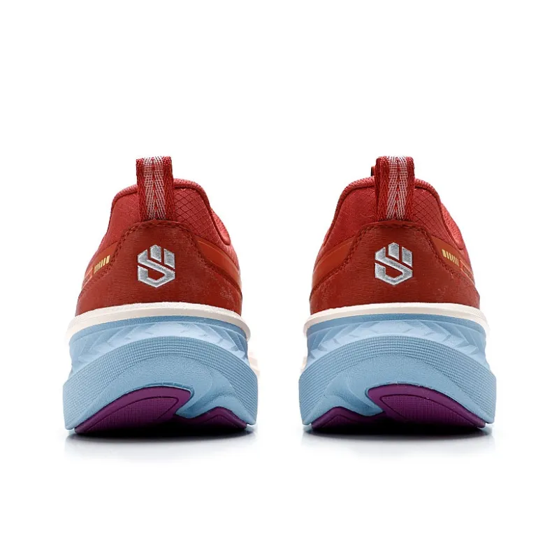 QIAODAN Anti Slip Wear Resistant Low Top Outdoor Shoes Men's Orange-4