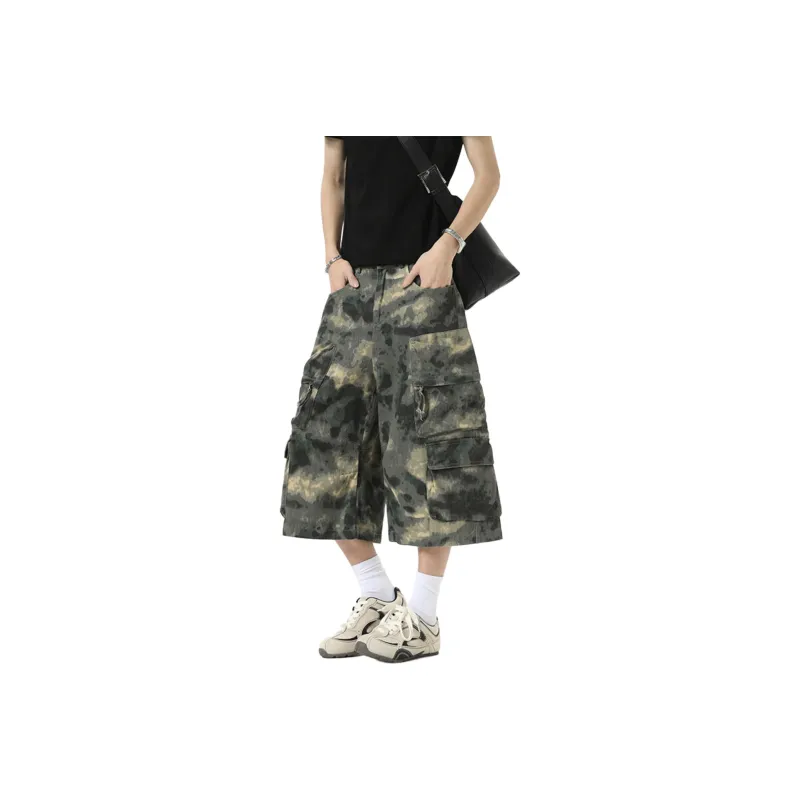 TELENT Denim Shorts Unisex Camouflage-0