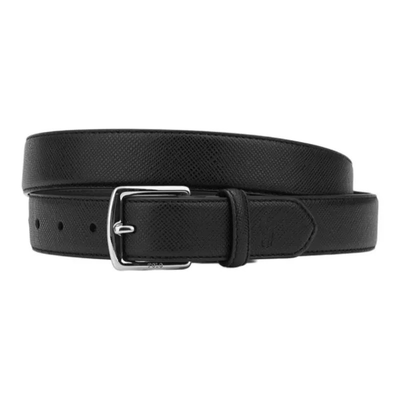 Polo Ralph Lauren Genuine Leather Belts Men's Black 3CM-0
