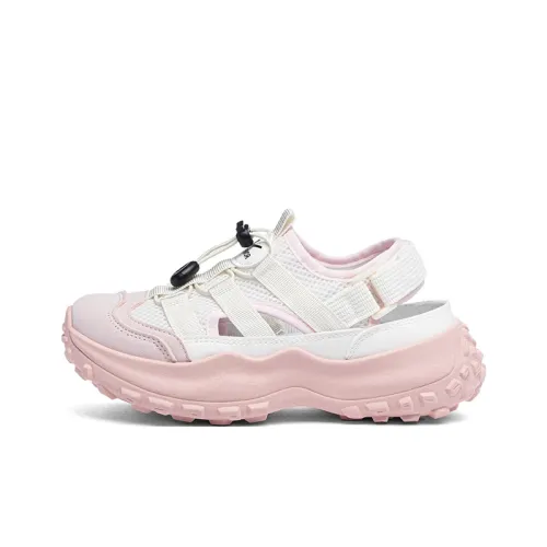 Warrior Slip Resistant Waterproof Abrasion Resistant River Trekking Shoes Women's Beige Pink