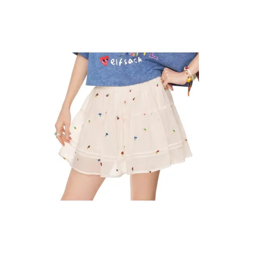 ELF SACK Casual Short Skirts Women's
