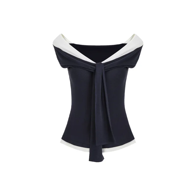 Pa33word T Shirts Women's Navy Blue-0