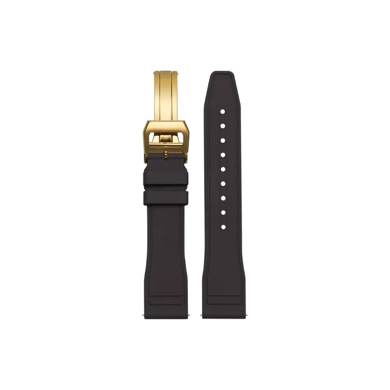 FUDIEN Compatibility With IWC Pilot Mark 'The Little Prince' Quick Release Strap Watch Band Fluoroelastomer Material-44