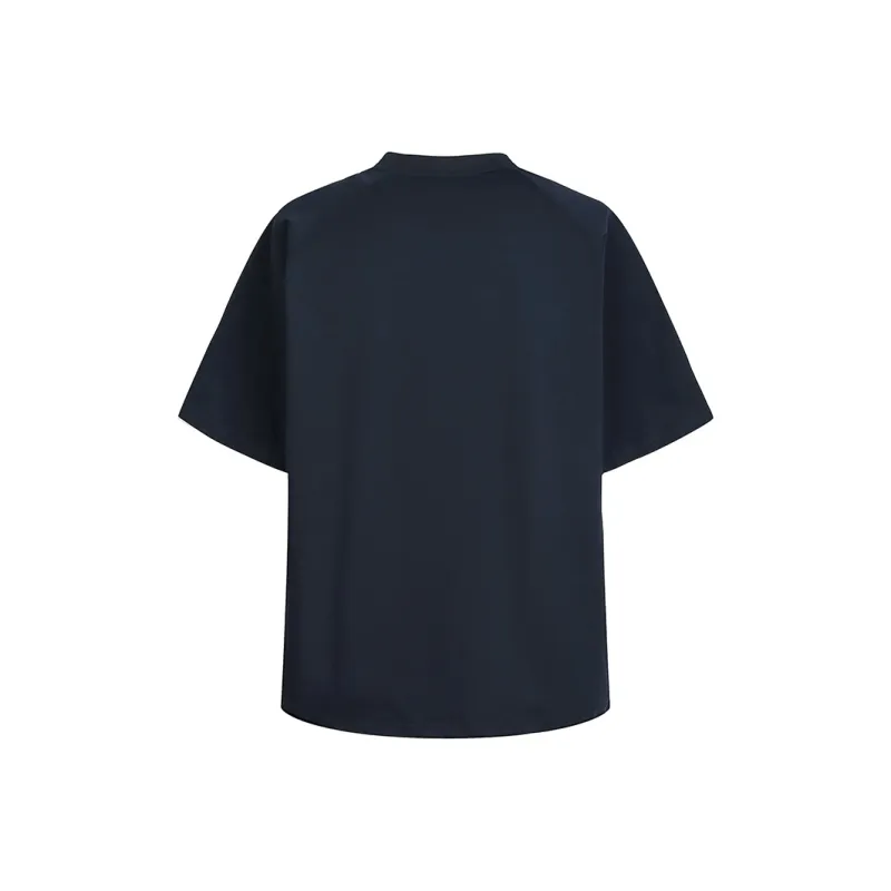 ZAO FU NIAO T Shirts Women's Navy Blue-1