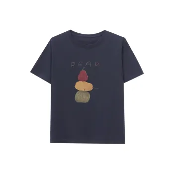 CHARM PICK T Shirts Women's Navy Blue