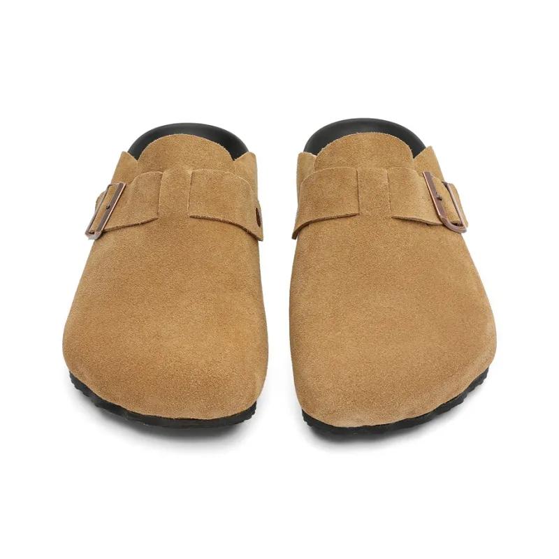 KUNGFUDEER Rubber Sole Abrasion Resistant Slip Resistant Closed Toe Slippers Men's-13