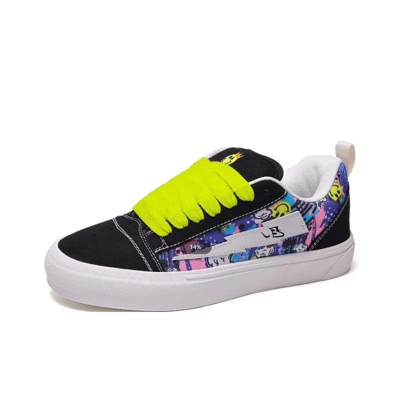 DUEPLAY Coverage, Impact Resistance, Abrasion Resistant, Balance, Breathable Low Top Skateboard Shoes Unisex-7