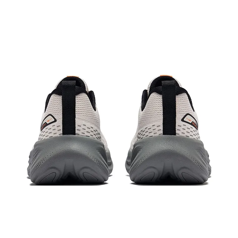 Erke Cushioning, Breathable, And Resilient Design Low Top Casual Running Shoes Men's Pumice Gray-3