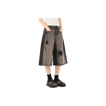 TELENT Denim Shorts Unisex Black