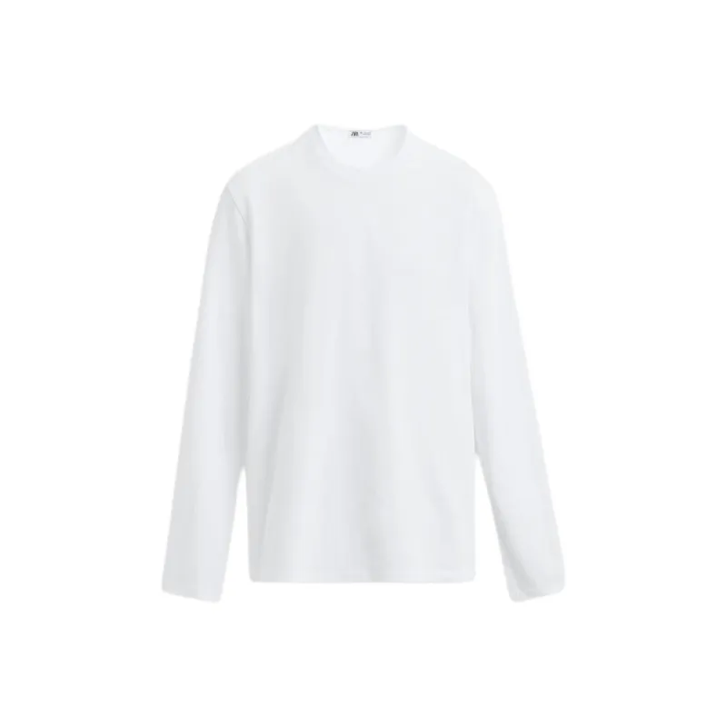 ZARA T Shirts Men White-0