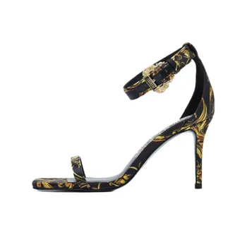 VERSACE JEANS COUTURE One Strap Sandals Women's Black