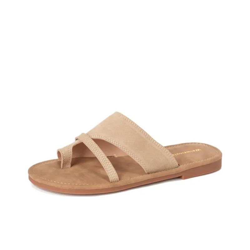 Than Than Me Rubber Sole Slip Resistant Flip Flops Women's-0