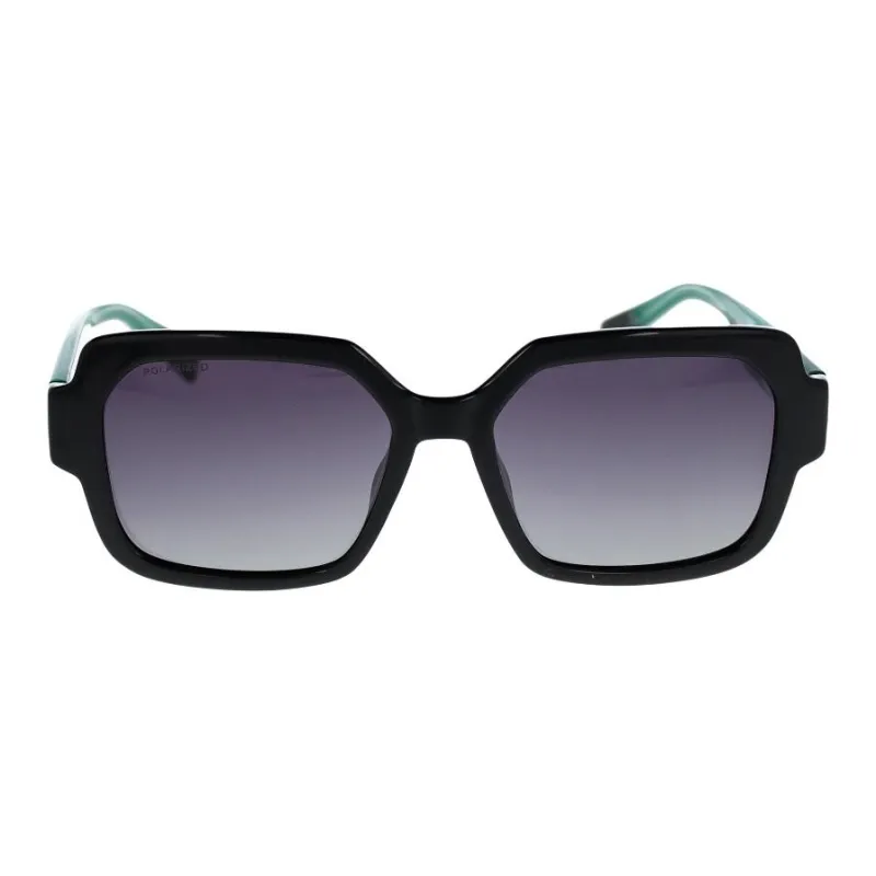 Mr Wonderful Acetate Square Sunglasses Women's Black-1