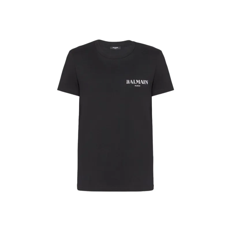 BALMAIN Logo print T shirt-0