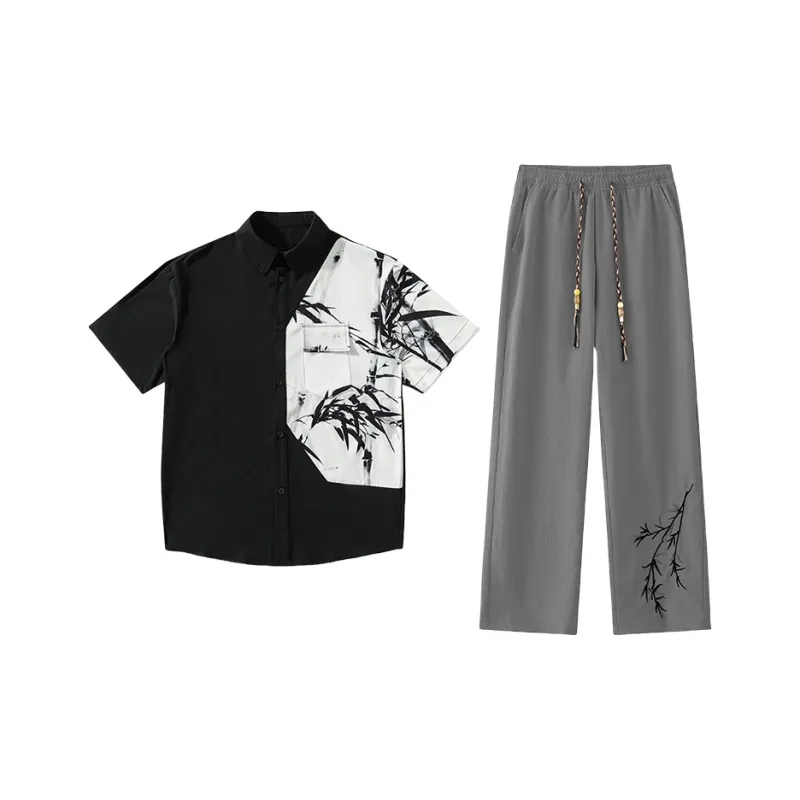 NEAR HERE Shirt Matching Set Unisex-22