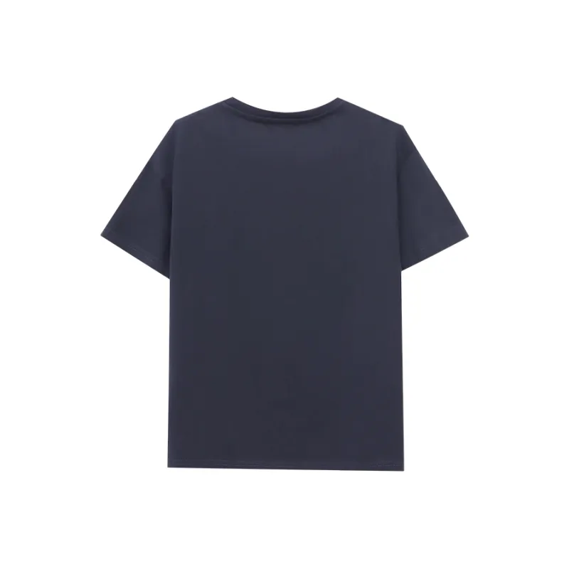 CHARM PICK T Shirts Women's Navy Blue-1
