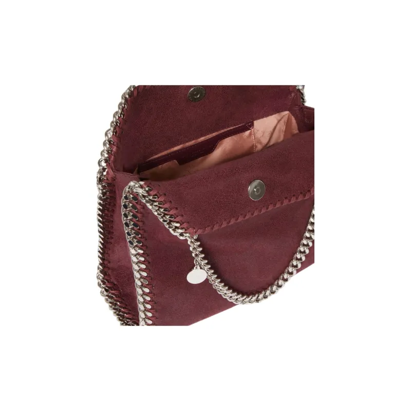 Stella McCartney Falabella Polyester Tote Bag, Handbag Mini Women's Plum-3