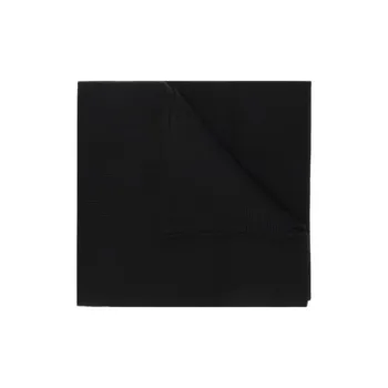 DIESEL Knitted Fabric, Wool, Cotton Knit Scarves Women's Black