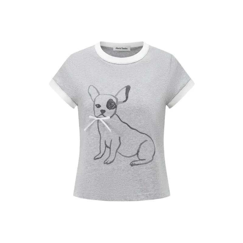 Alexia Sandra T Shirts Women's Gray-0