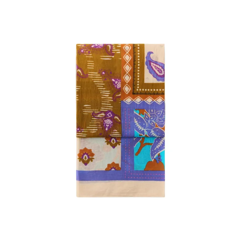 ZARA 100% Cotton Shawls Women's Multicolor-0