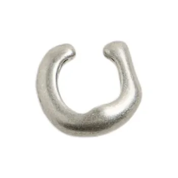 ZARA 925 Silver Plated Clip On Earrings Men's Silver