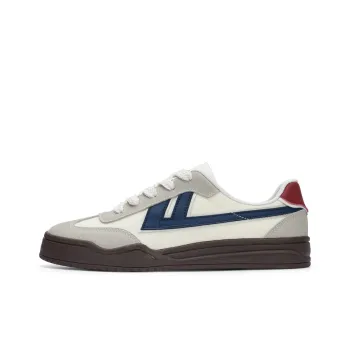 Warrior Abrasion Resistant Slip Resistant Low Top Canvas Shoes Women's Beige Gray Dark Blue