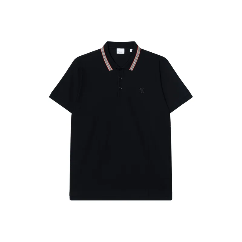 Burberry Icon Stripe Cotton Polo Shirt-0