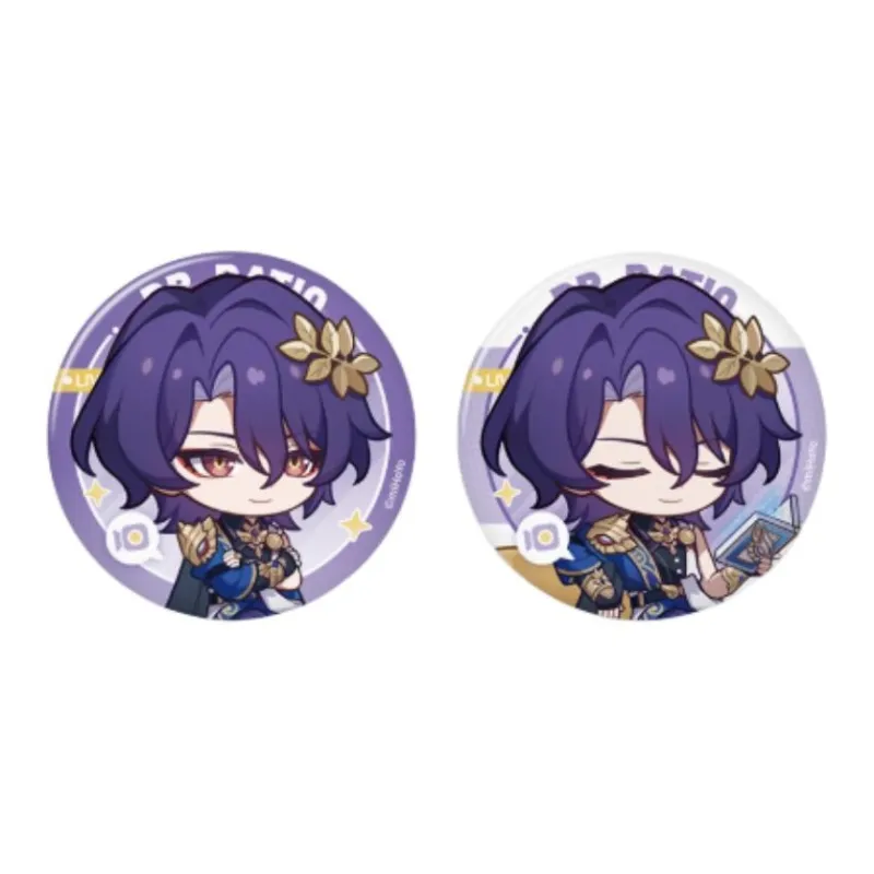 MIHOYO Honkai Star Rail, Jimi's Parlour Collection Tinplate Badges-12