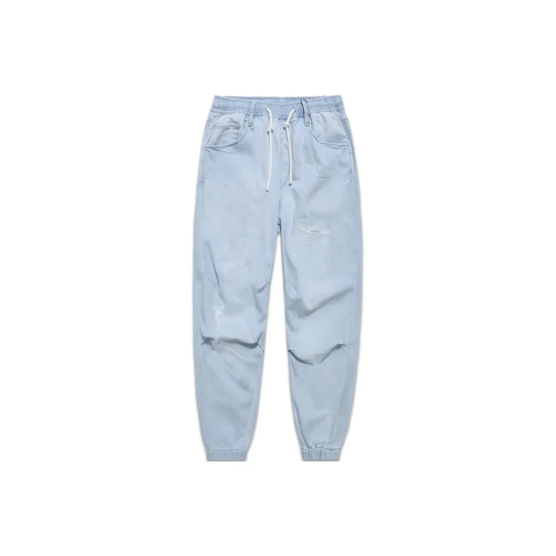 ABLE JEANS Men Washed Light Indigo-0