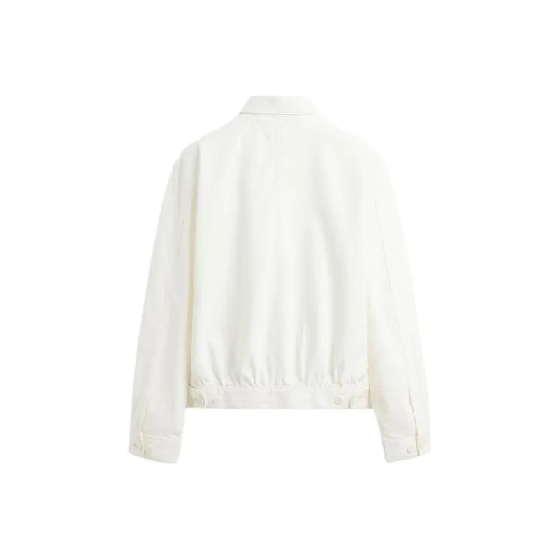 ZARA Denim Jackets Men Frosted White-1