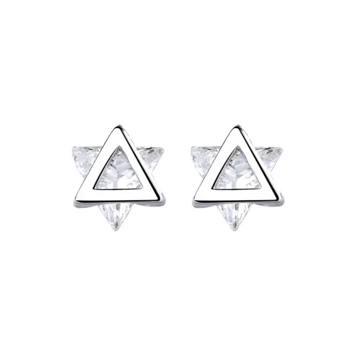 Universe Search S925 Silver Stud Earrings Unisex