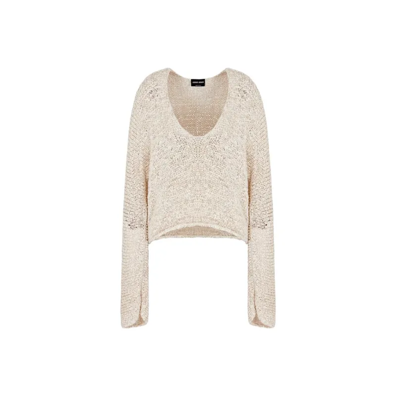 GIORGIO ARMANI Silk Jersey Jumper-0