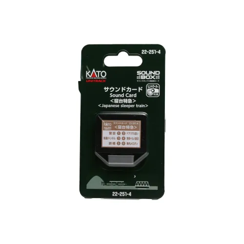 KATO Track Gauge, Sound Cards, Sleeping Car Express 22 251 4 Railway Supplies Model Accessories