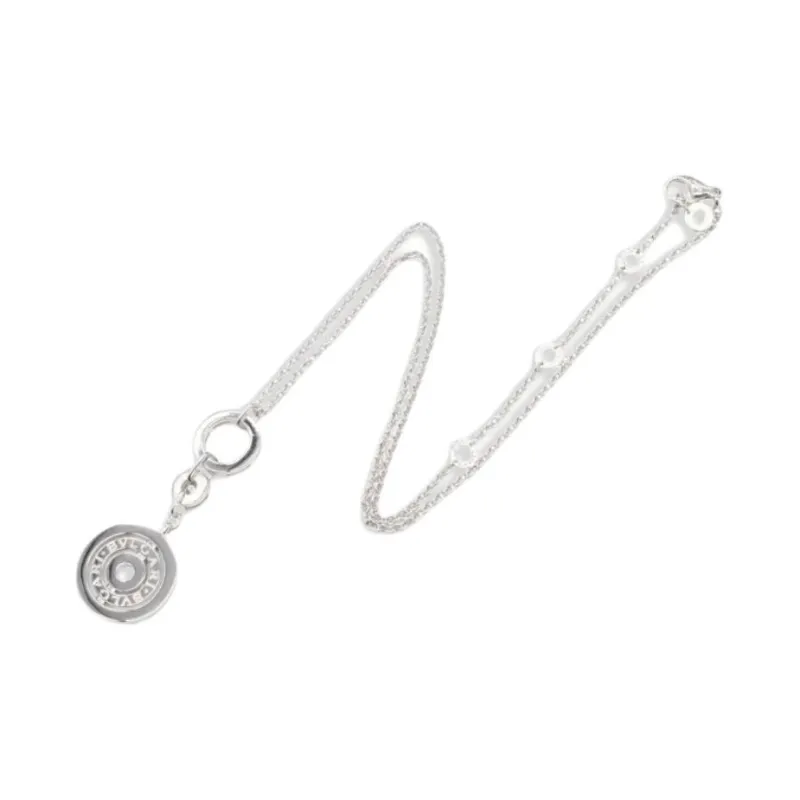 BVLGARI 2010s 18K White Gold Astrale Cherki Necklace-1