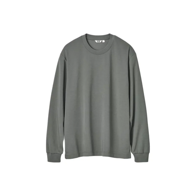 UNIQLO T Shirts Unisex Dark Green-0