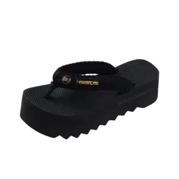 Dolce&Gabbana x Havaianas Abrasion Resistant Flip Flops Women's Black