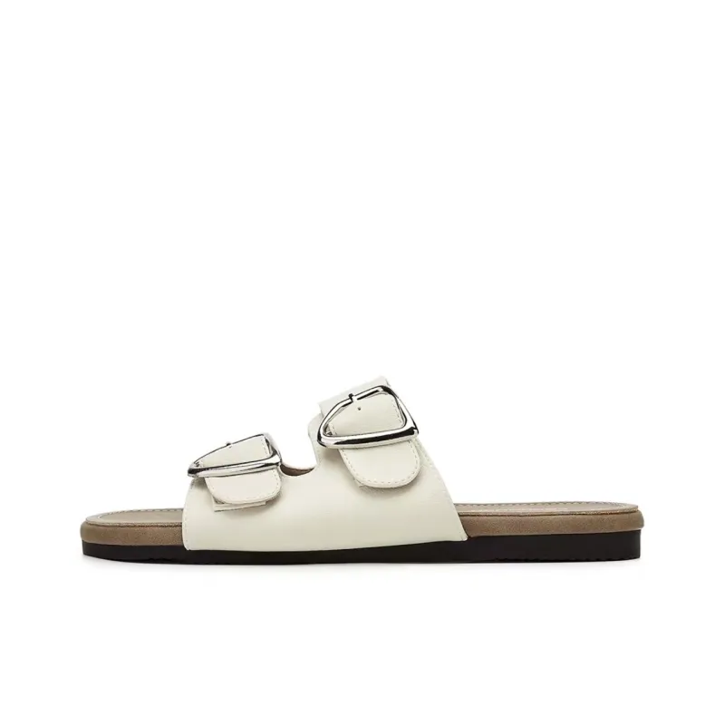 AFJI Rubber Sole Abrasion Resistant Slide Slippers Women's-0