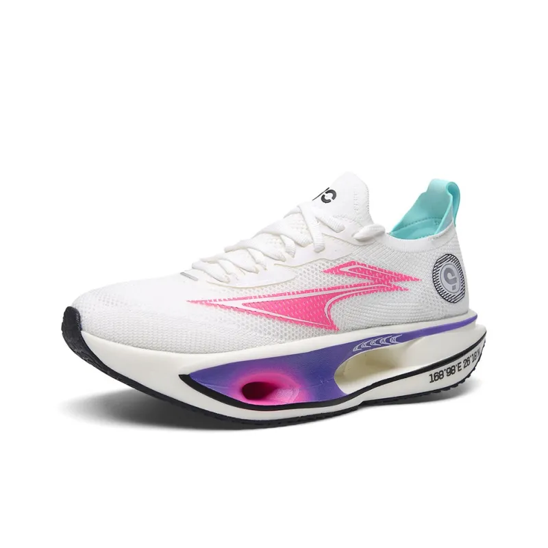 VIDORY ANGEL Slip Resistant, Breathable, Height Increasing Low Top Training Racing Running Shoes Unisex Standard White-1