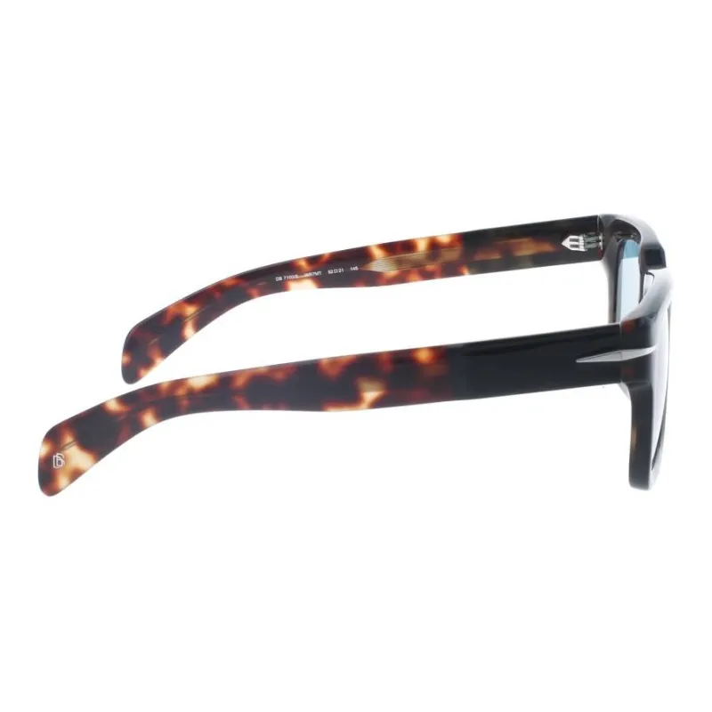 David Beckham Acetate Square Sunglasses Men's Black-2
