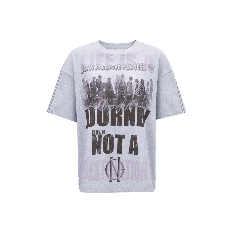 ONLY Drop Shoulder Sleeve T Shirt Women's-0