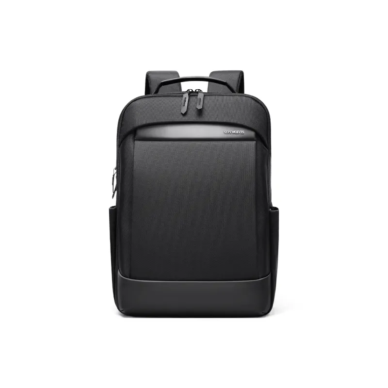 SEPTWOLVES Fabric High University Student Backpack Laptop Bag Backpack QPL Regular Unisex Gunmetal-3