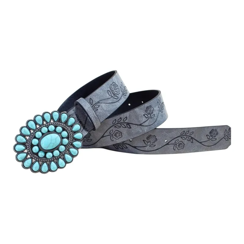 JEANSWEST PU Leather Belts Women's 3.8cm-4