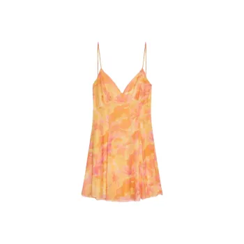 ZARA Slip Dresses Women's Orange