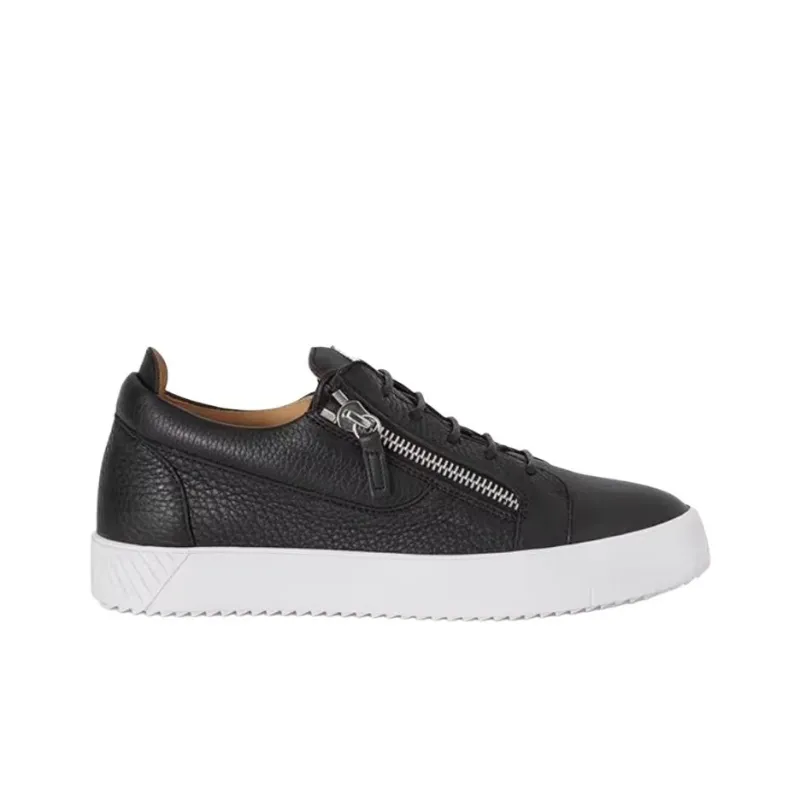 Giuseppe Zanotti/GZ Low Top Skateboard Shoes Men's Black-1