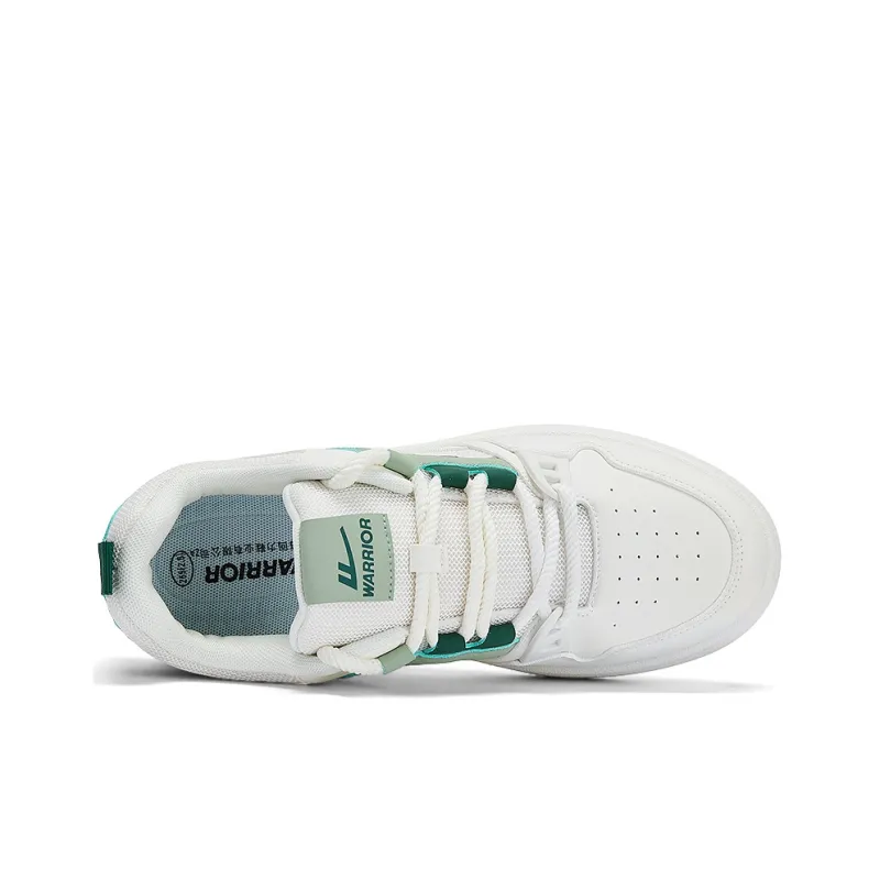 WARRIOR Skateboard Shoes Men Low Top White Black-15
